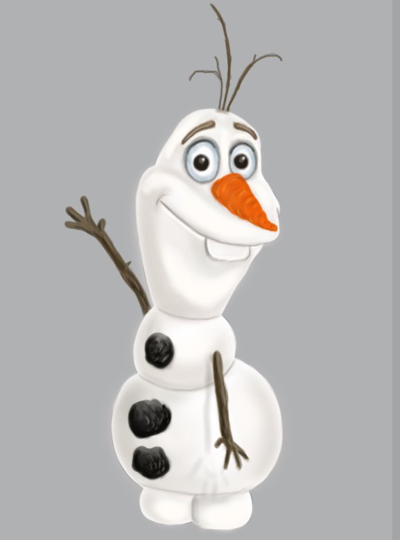 577x778 Learn How To Draw Olaf From Frozen - Olaf Drawing Easy