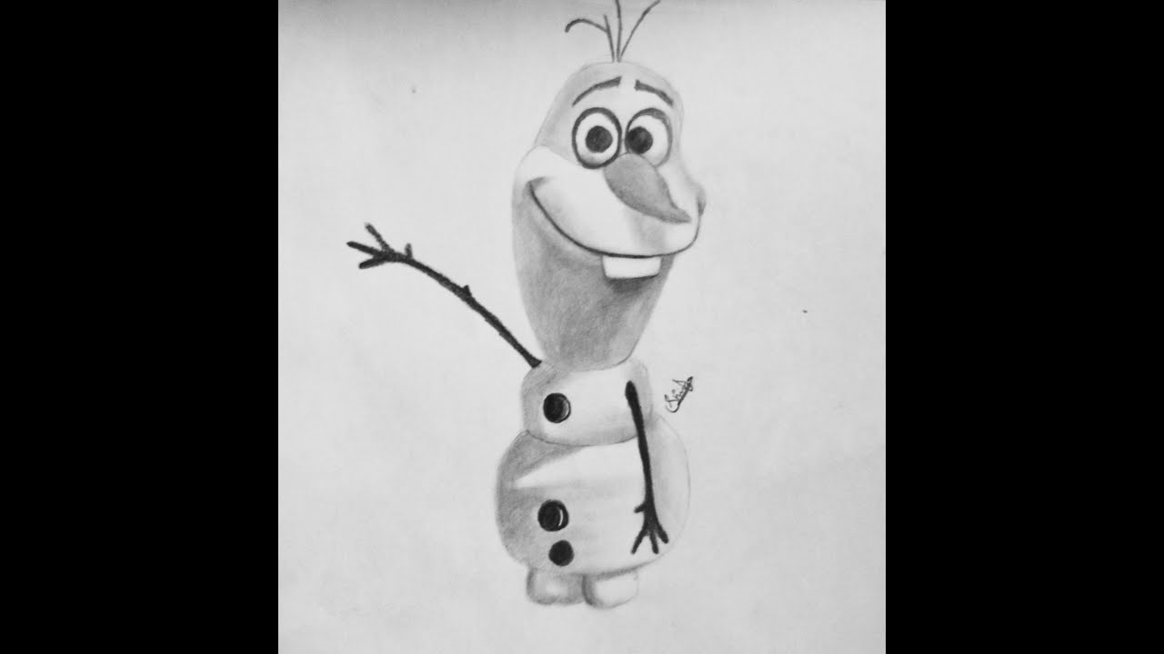 1280x720 olaf sketch tutorial - Olaf Drawing Tutorial