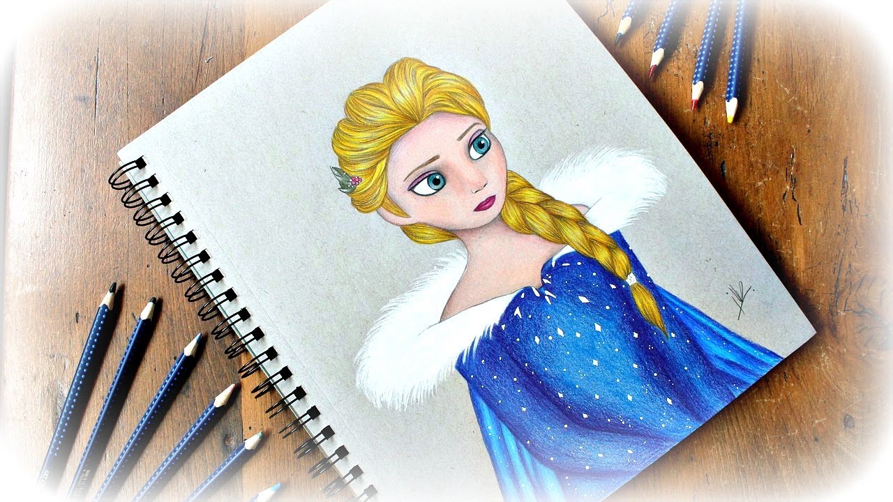 1280x720 drawing elsa in olaf's frozen adventure - Olaf Frozen Drawing