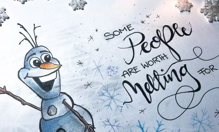 700x423 olaf drawing disney frozen frozen drawing - Olaf Frozen Drawing