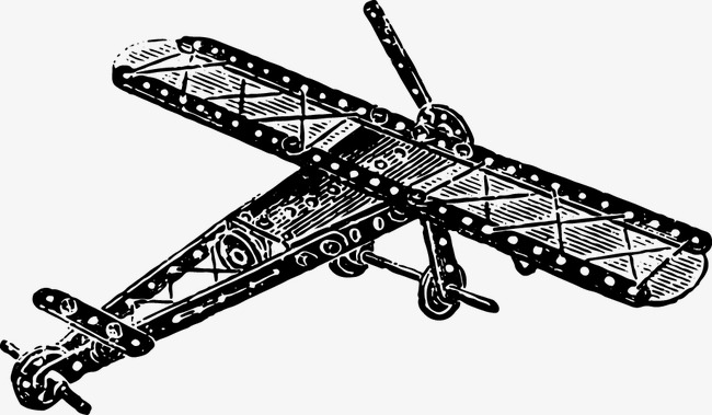 650x379 Old Aircraft, Mechanical, Pencil Drawing, Black Png Image - Old Airplane Drawing