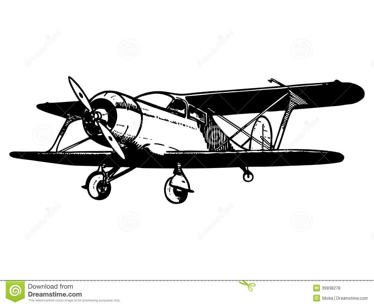 1300x1065 airplane drawing old school for free download - Old Airplane Drawing