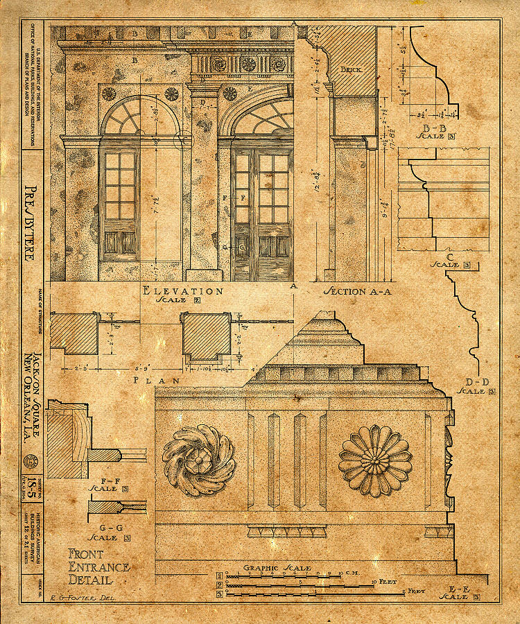 Old Architectural Drawings at Explore collection