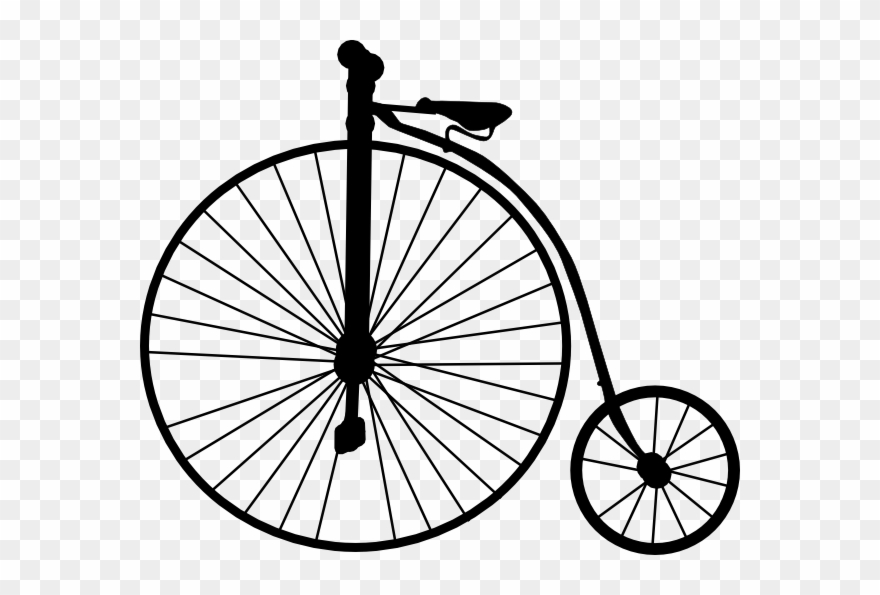 880x595 Cycle Vector Line Art Clip Art Royalty Free - Old Bicycle Drawing