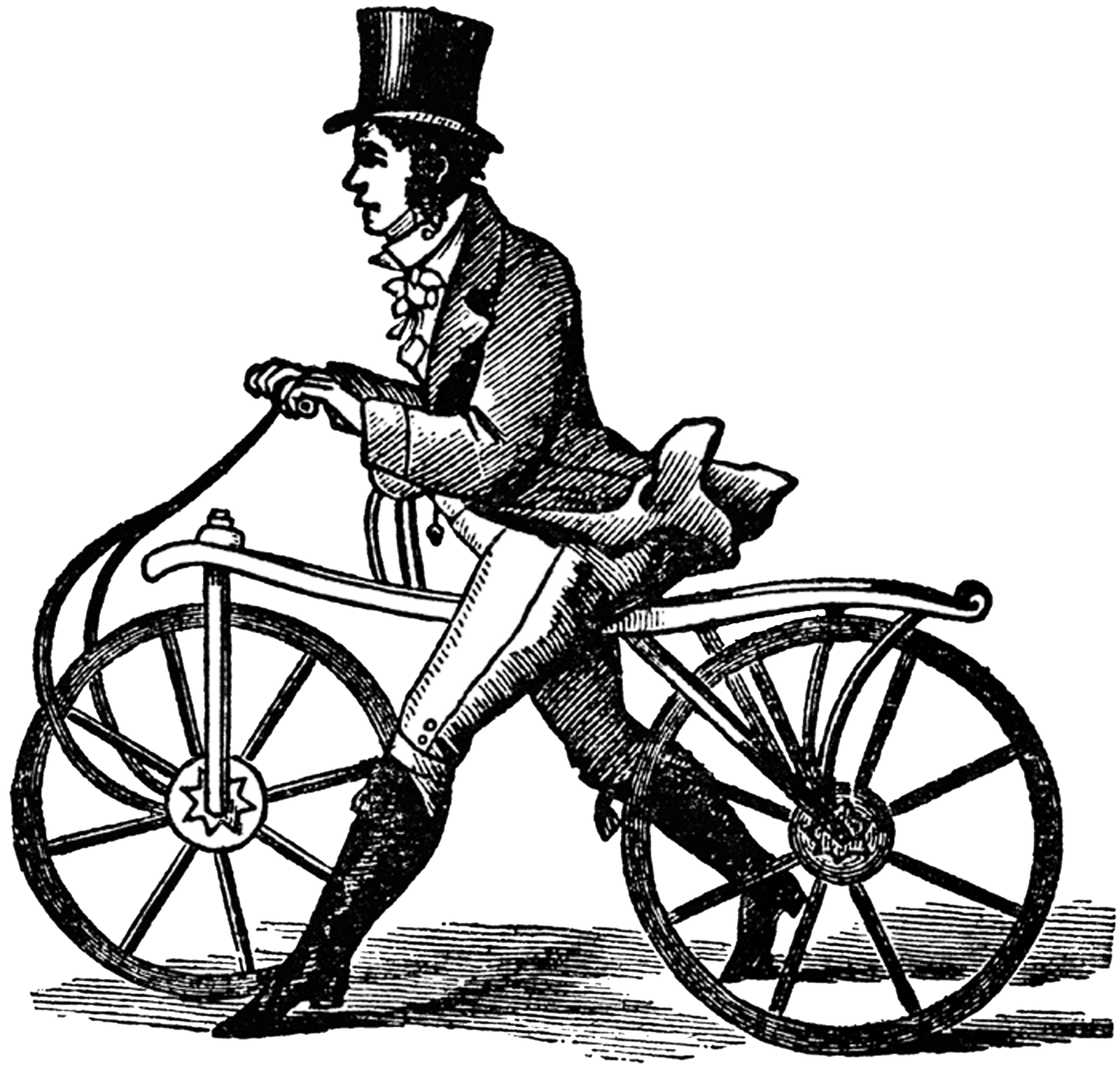 1600x1522 Vintage Very Old Bicycle Transparent Png - Old Bicycle Drawing