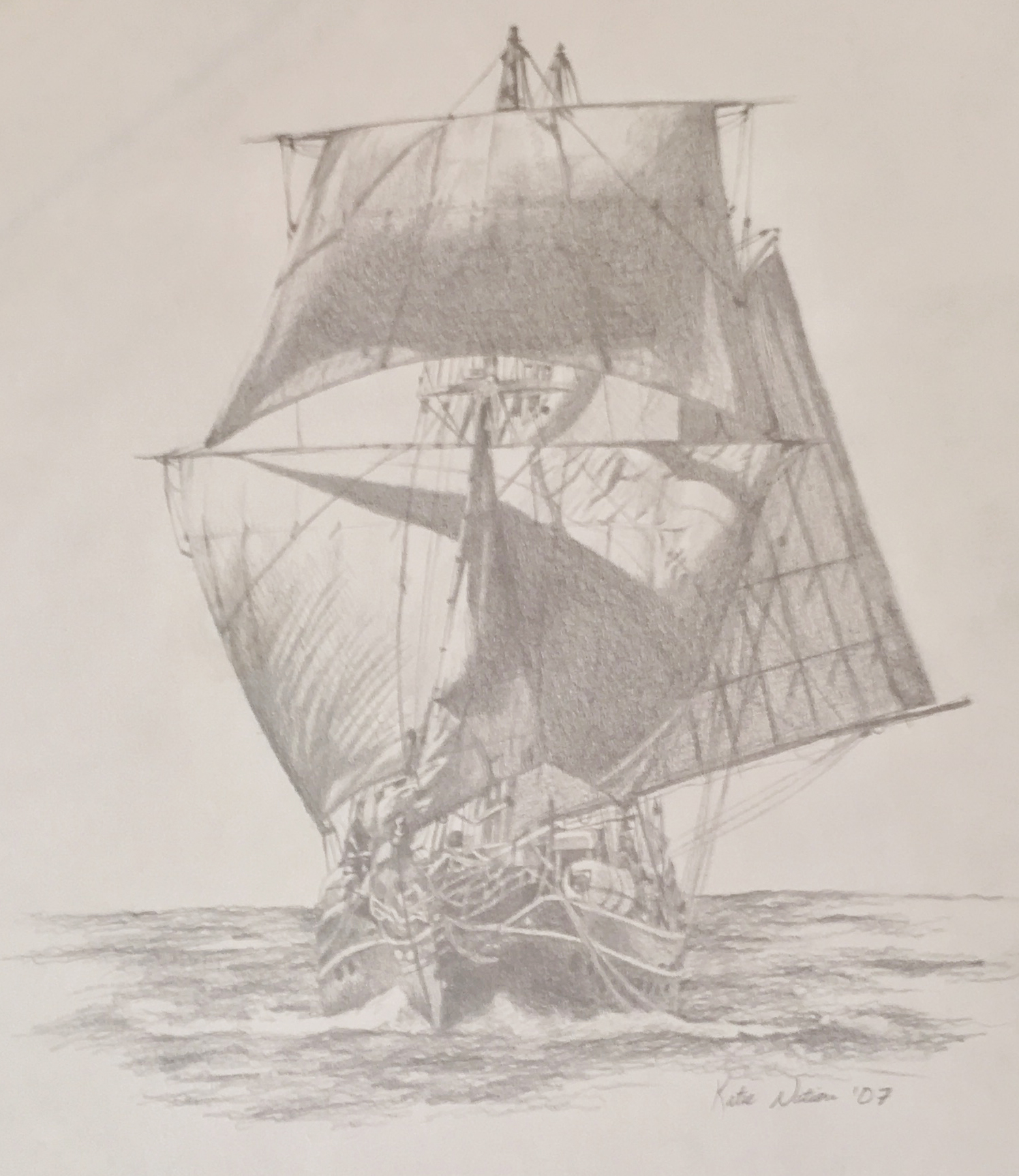 1495x1725 A Very Old Boat - Old Boat Drawing