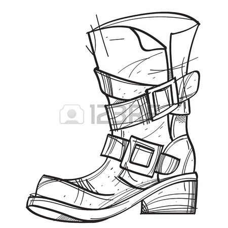 450x450 Drawn Boots Old Boot - Old Boot Drawing