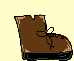 300x250 Old Boot - Old Boot Drawing