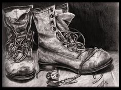 236x177 Dirty Old Boot Drawing - Old Boot Drawing