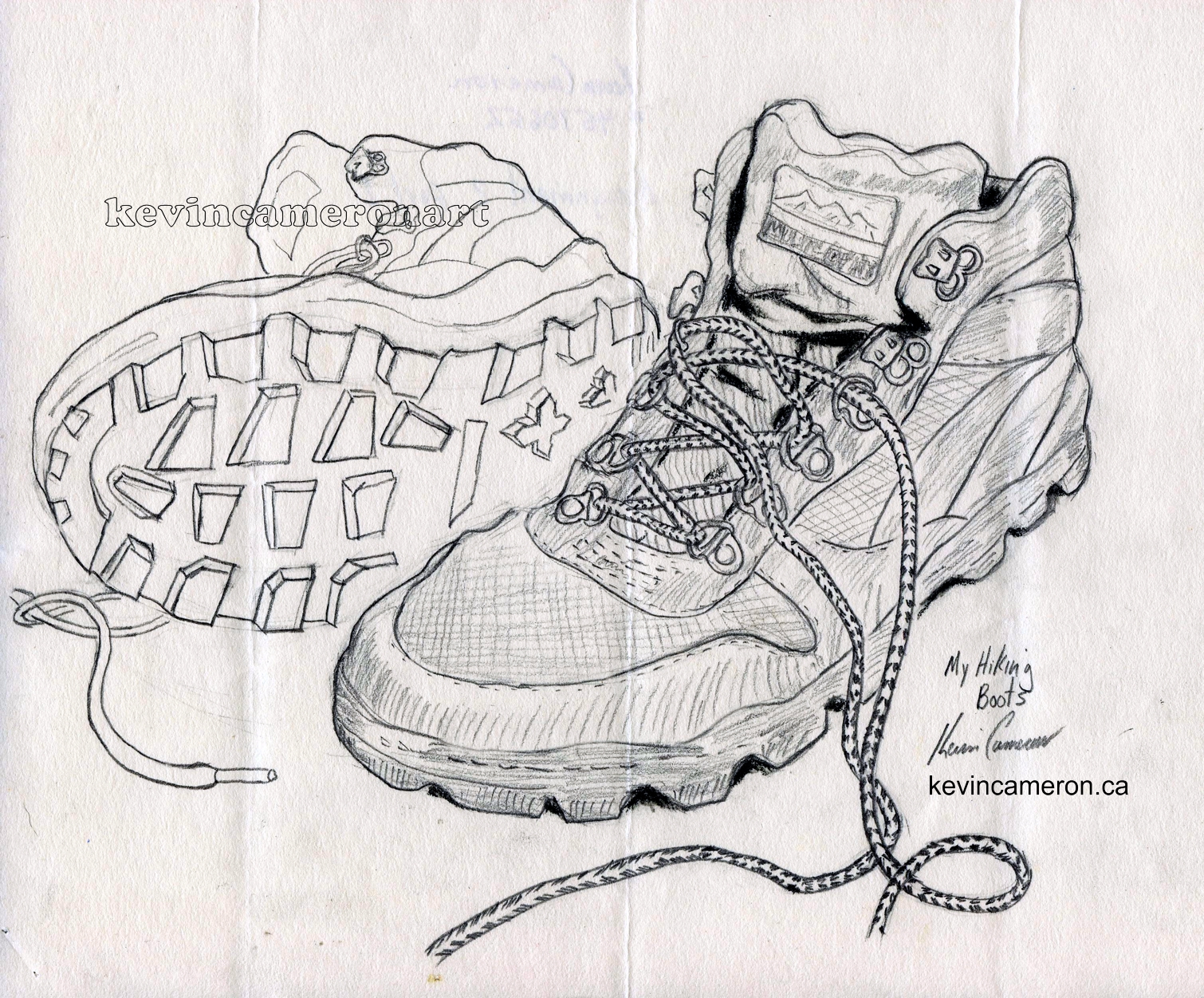 1510x1251 Old Boot Drawing Kevincameronartist - Old Boot Drawing