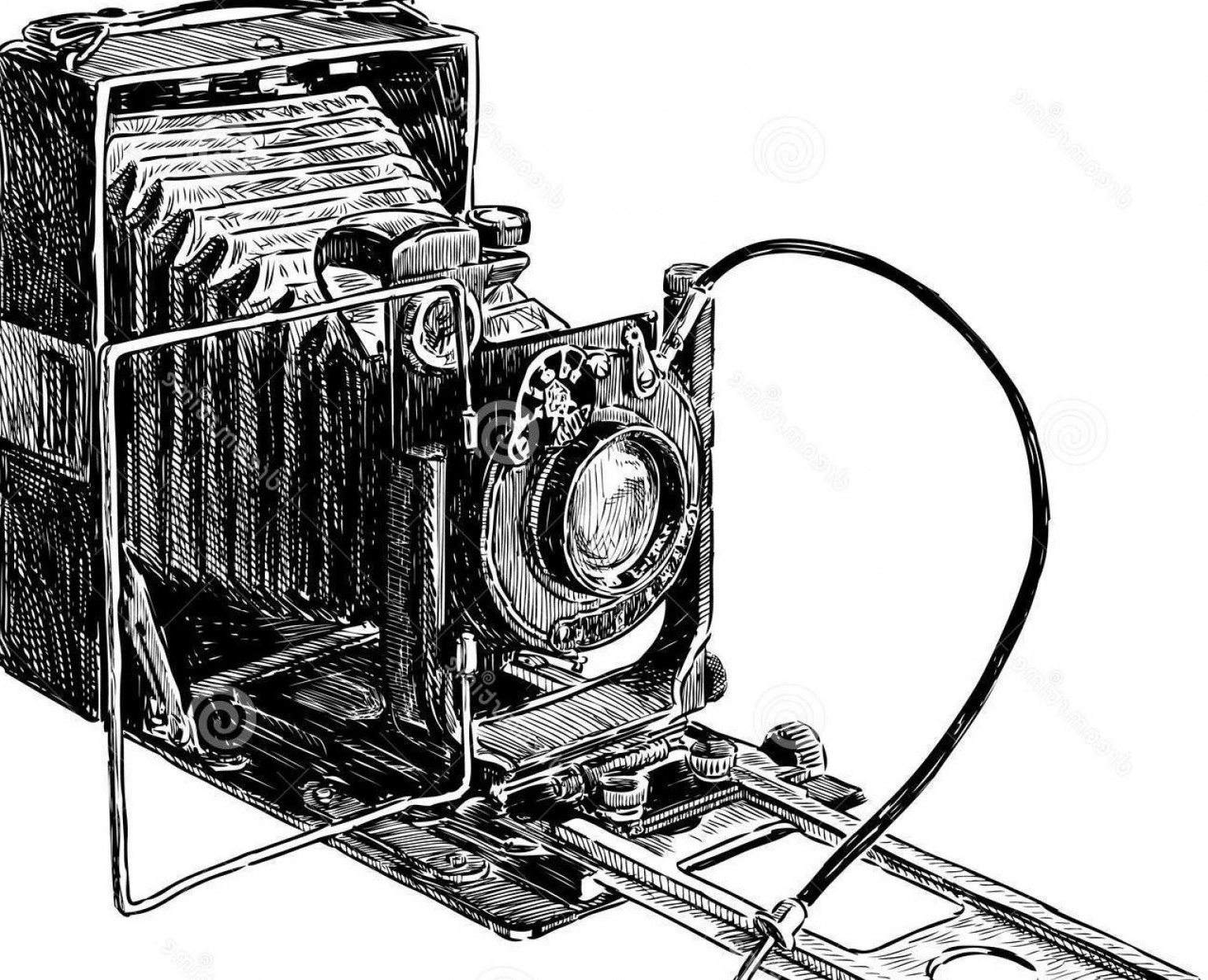 1532x1243 old camera vector drawing vintage century soidergi - Old Camera Drawing