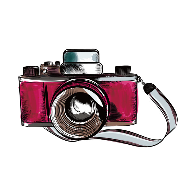 630x630 Drawing Photography Illustration Old Camera - Old Camera Drawing