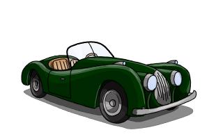 300x200 How To Draw Old Cars - Old Car Drawing