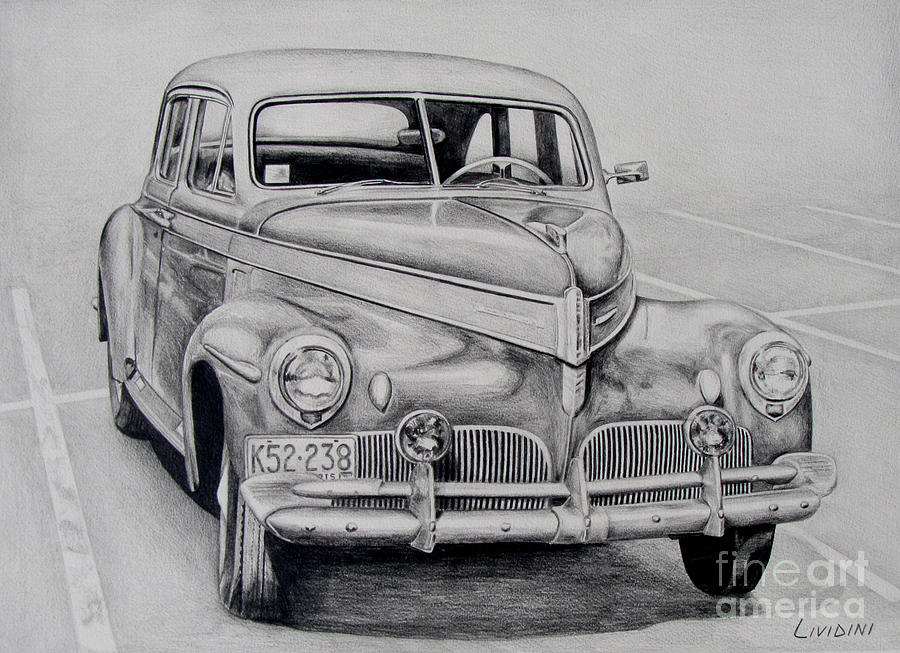 900x653 Old Car Drawing - Old Car Drawing