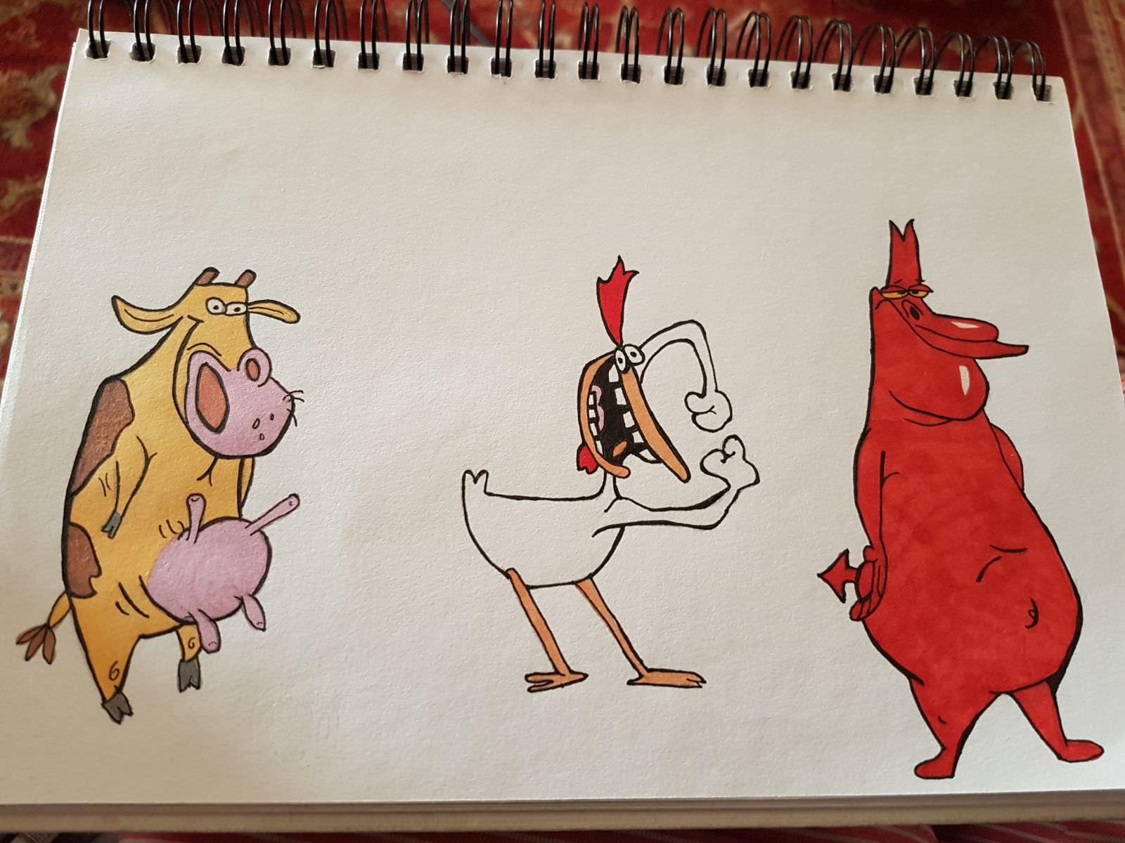 1600x1200 just a few classic cartoon network drawings i've recently done - Old Cartoon Drawings