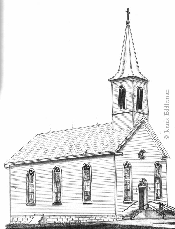 Old Church Drawing at PaintingValley.com | Explore collection of Old ...