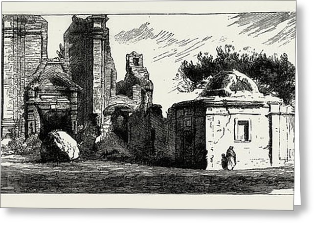 646x470 ruins of the old city of mendoza, destroyed - Old City Drawing