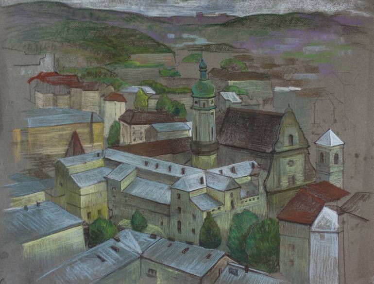 770x585 The Old City Drawing - Old City Drawing