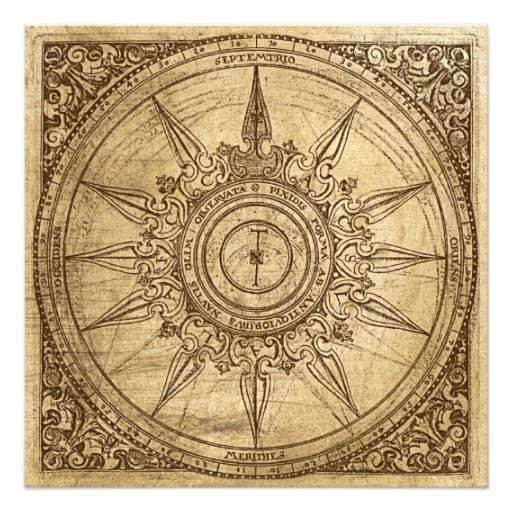 512x512 old compass rose invitation printables compass - Old Compass Drawing