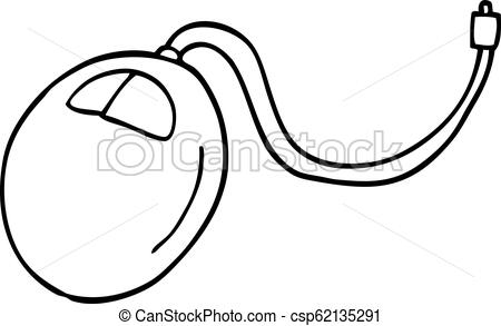 450x293 line drawing cartoon old computer mouse - Old Computer Drawing