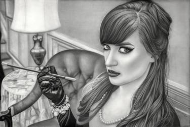 375x250 old fashioned drawings for sale saatchi art - Old Fashion Drawing