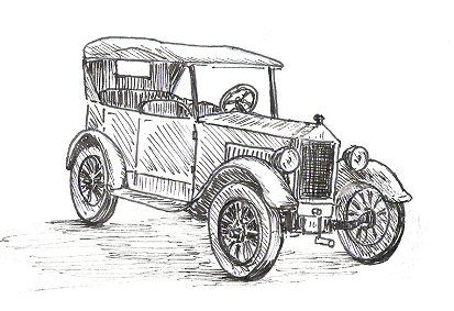 413x283 this was the old world the only thing worse than being a pregnant - Old Fashioned Car Drawing