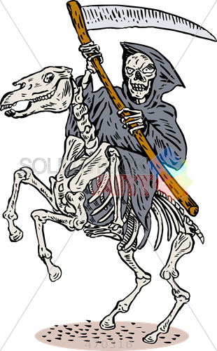 310x500 stock illustration of old fashioned cartoon drawing of grim reaper - Old Fashioned Drawings