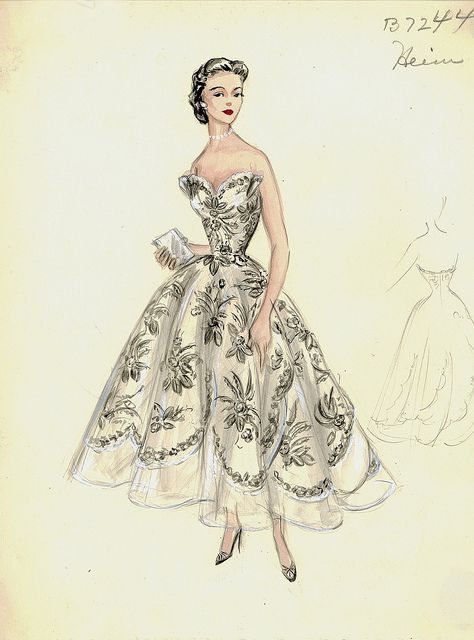 474x640 old fashioned vintage dresses designssketches - Old Fashioned Drawings