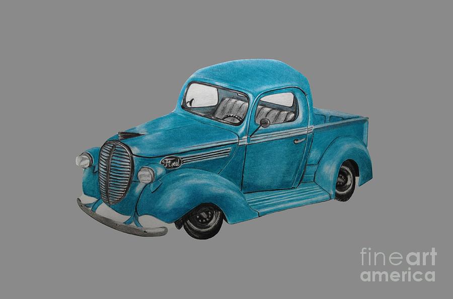 Old Ford Truck Drawing at Explore collection of