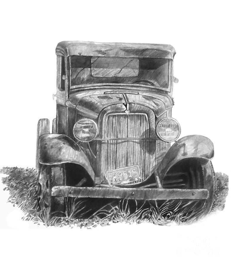 782x900 old ford truck drawing - Old Ford Truck Drawing
