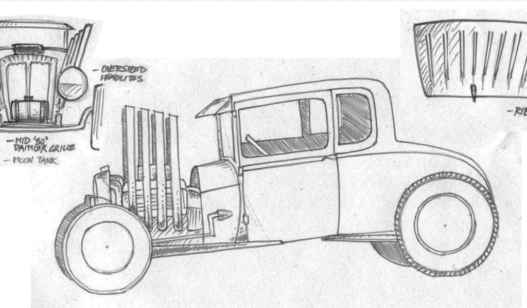 Old Ford Truck Drawing At Paintingvalley.com 