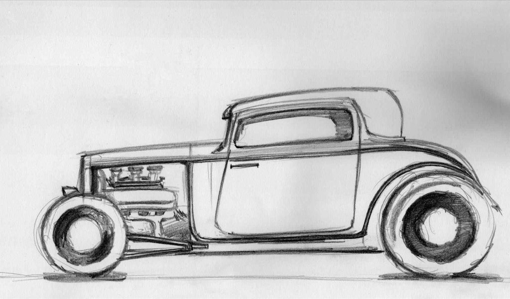 Old Ford Truck Drawing at Explore collection of