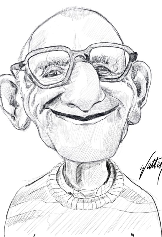 550x800 sketch of the day random old guy slatten studios - Old Guy Drawing