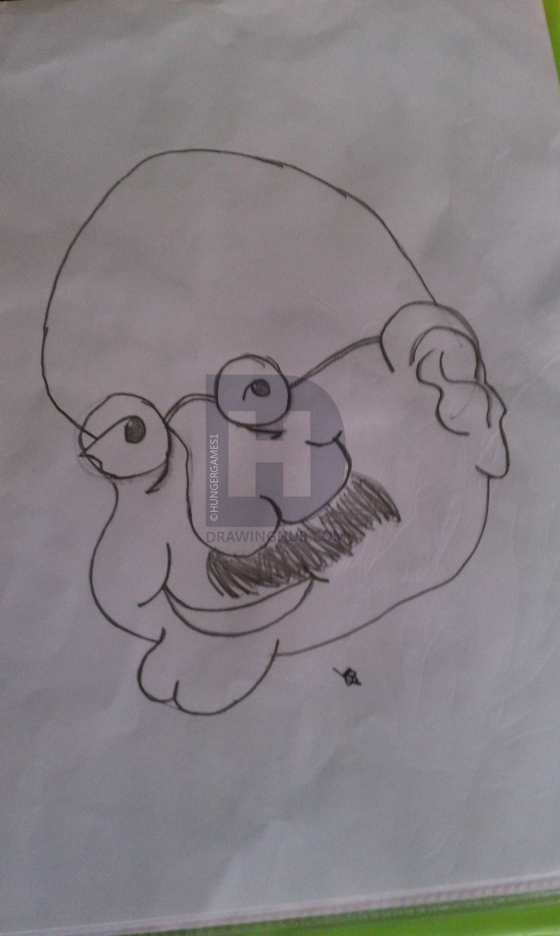 1952x3264 ugly old guy drawing - Old Guy Drawing