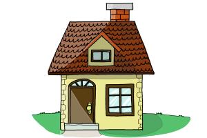 300x200 How To Draw An Old Farm House - Old House Drawing