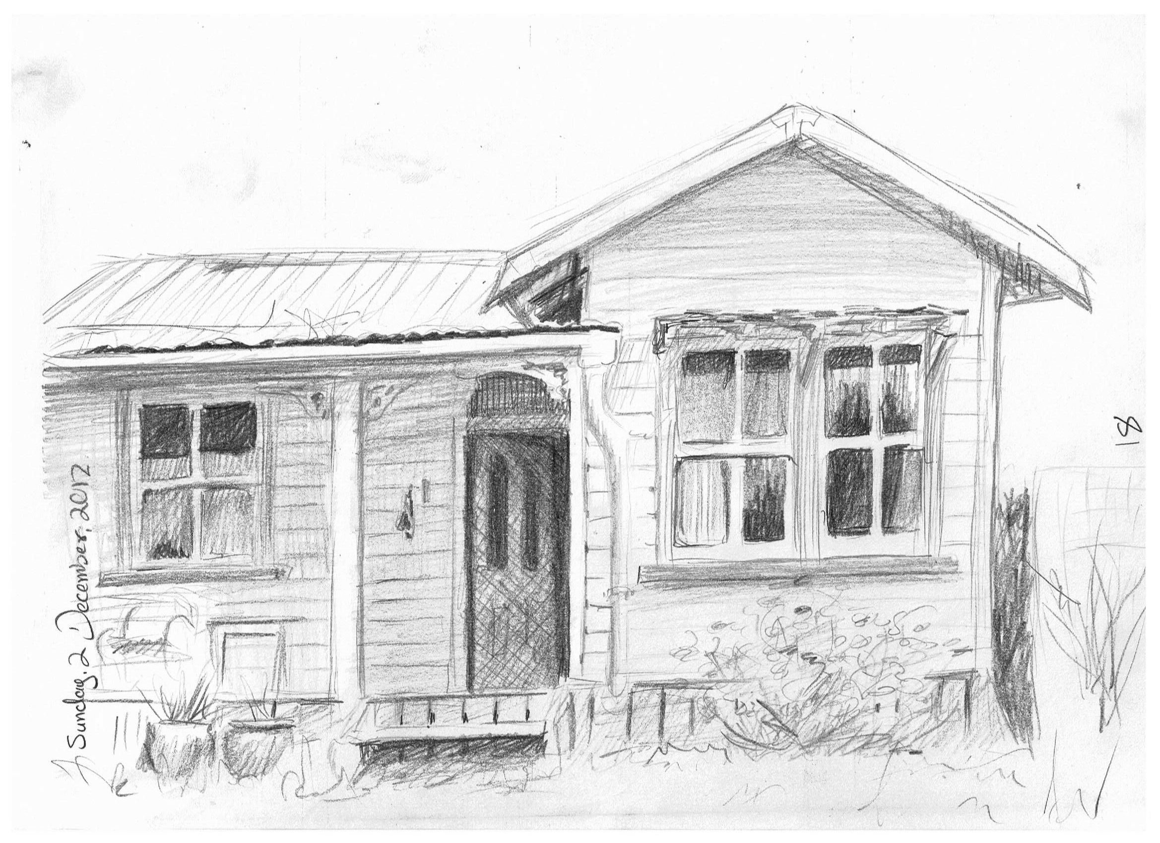 2338x1700 Old House Drawing Art Drawings, Pencil Drawings - Old House Drawing