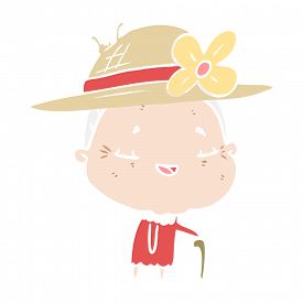 275x275 old lady cartoon photos and images crystalgraphics - Old Lady Cartoon Drawing