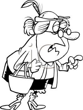 266x350 Years Old Woman Cartoon - Old Lady Cartoon Drawing