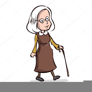 300x300 old lady cartoons clipart free images - Old Lady Cartoon Drawing
