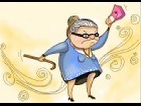 480x360 how to draw an old lady - Old Lady Drawing