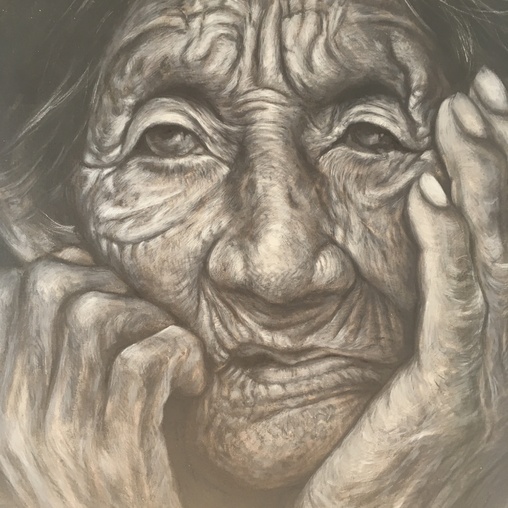 508x508 old lady - Old Lady Drawing
