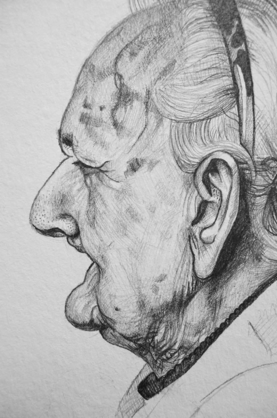 973x1469 Old Lady - Old Lady Drawing