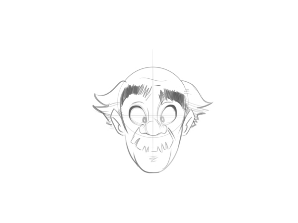 600x450 cartoon fundamentals how to draw a cartoon face correctly - Old Man Cartoon Drawing