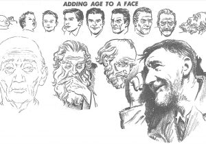 300x210 To Draw Old Man Face Man Face Drawing How To Draw - Old Man Face Drawing