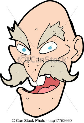 320x470 Cartoon Evil Old Man Face - Old Man Face Drawing