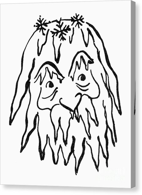 454x622 old man winter canvas prints - Old Man Winter Drawing