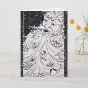 307x307 old man winter cards zazzle uk - Old Man Winter Drawing