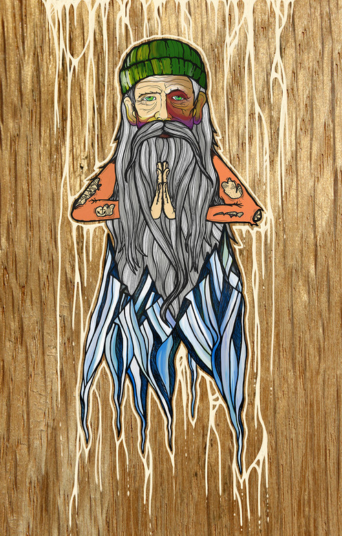 Old Man Winter Drawing at PaintingValley.com | Explore collection of ...