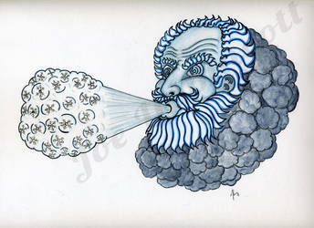 344x250 old man winter - Old Man Winter Drawing