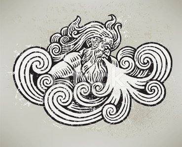 369x299 old man winter stock vectors - Old Man Winter Drawing